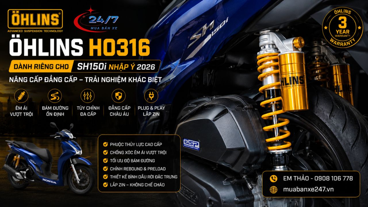 Phuộc Ohlins HO316 Dành Cho Honda SH