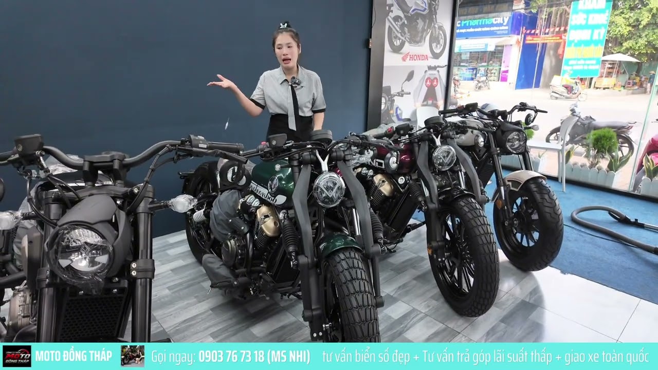 Báo giá các dòng xe phân khối lớn tại cửa hàng MÔ TÔ ĐỒNG THÁP CB500SF, CBR500R Four, Benda 500……