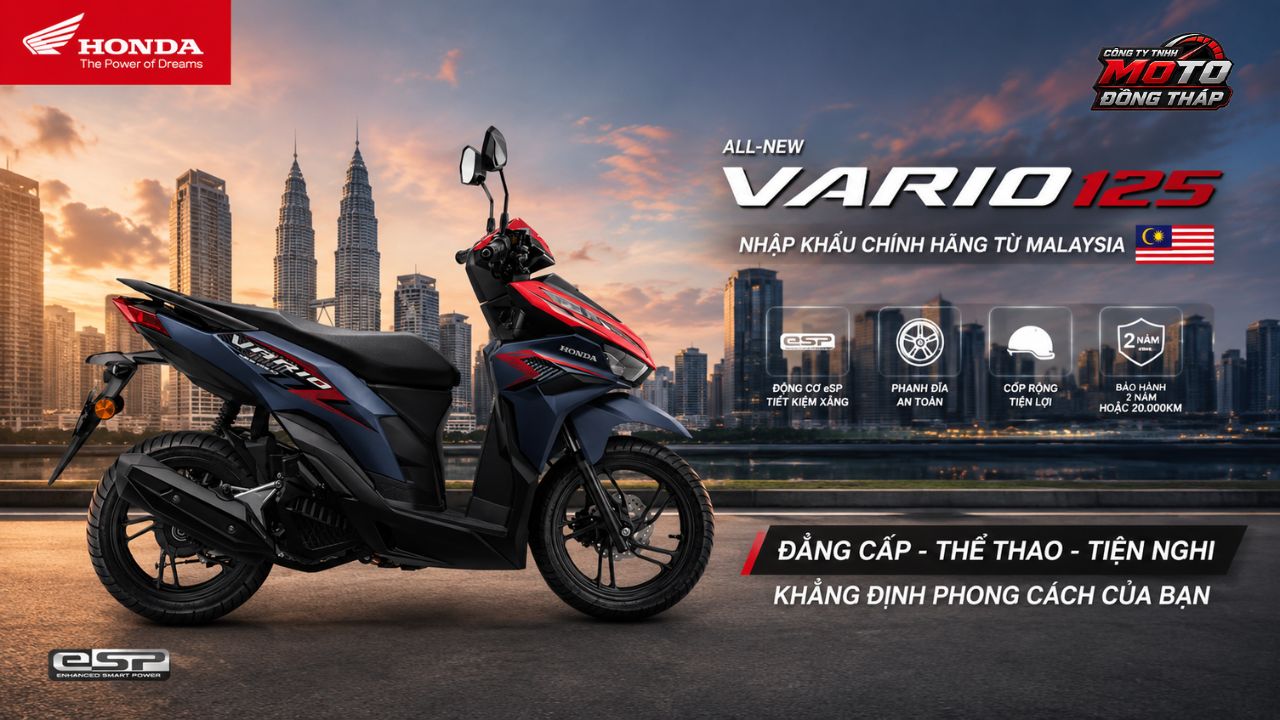 Honda Vario 125 nhập khẩu Malaysia