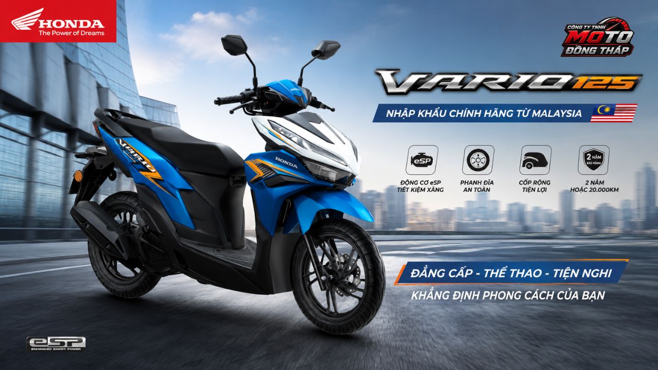Honda Vario 125 nhập khẩu Malaysia
