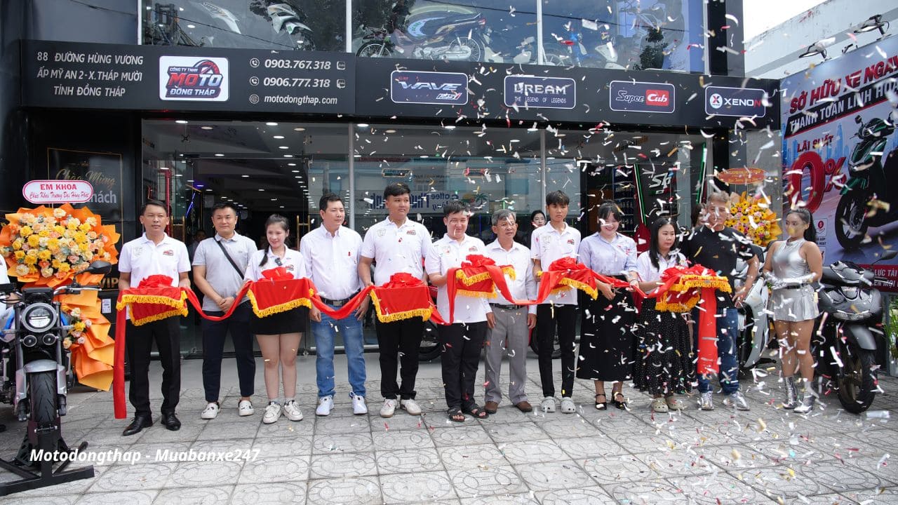 Moto Đồng Tháp chính thức khai trương showroom xe máy cao cấp ngày 28/7/2026 1 Moto Đồng Tháp chính thức khai trương showroom