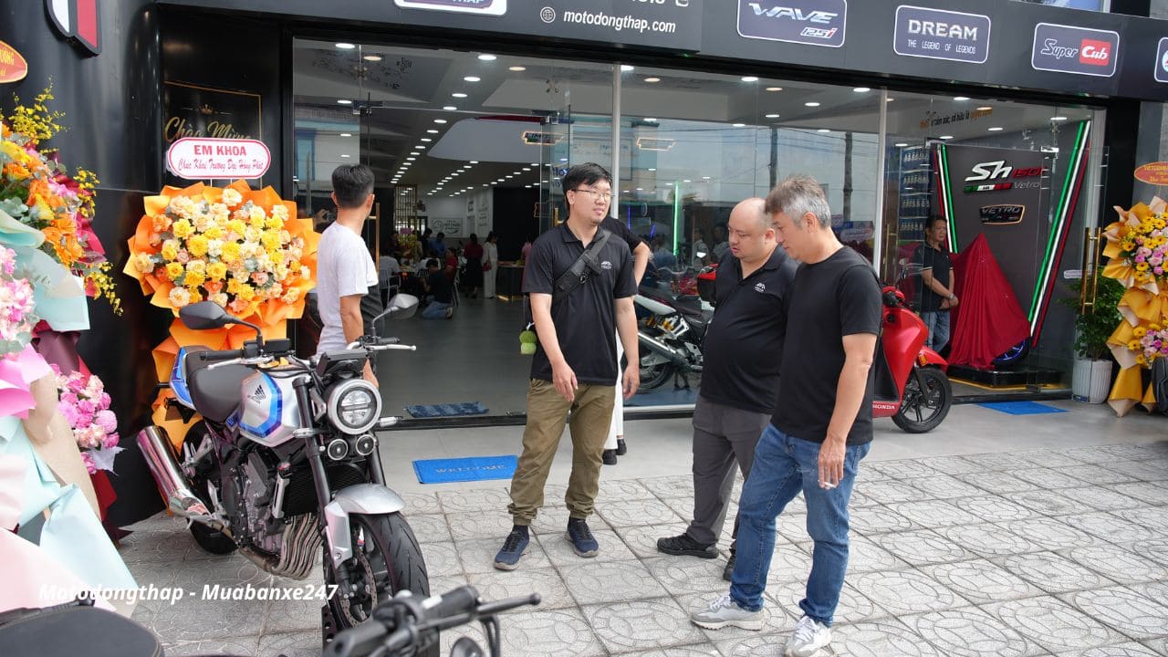 Moto Đồng Tháp chính thức khai trương showroom