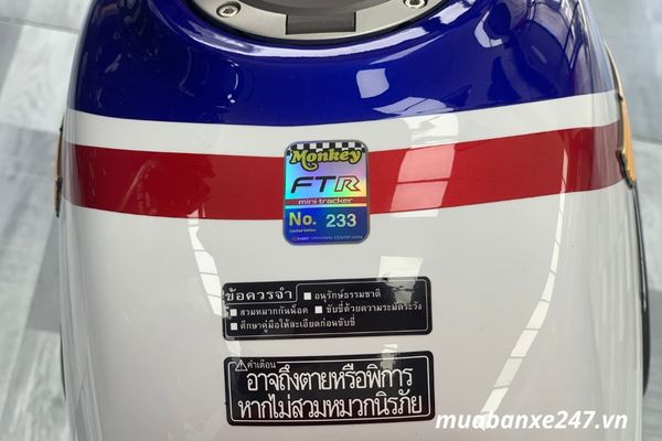 Honda Monkey FTR125 Limited Edition số 233 chính thức có mặt tại Việt Nam, Muabanxe247 sở hữu 1 xe duy nhất 2 Honda Monkey FTR125 Limited Edition số 233