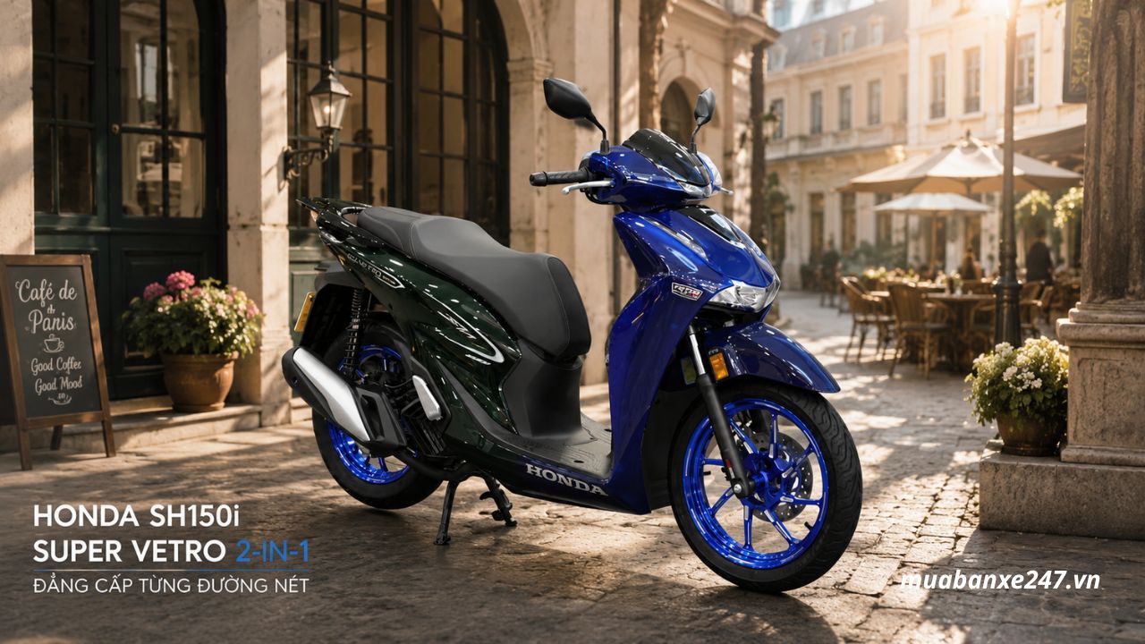Honda SH150i Italy Super Vetro 2 in 1