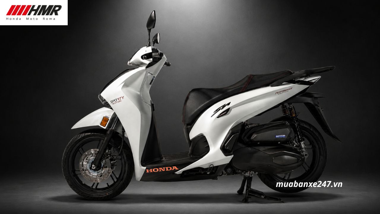 Honda SH350i Sporty Edition màu trắng - Scooter Ý