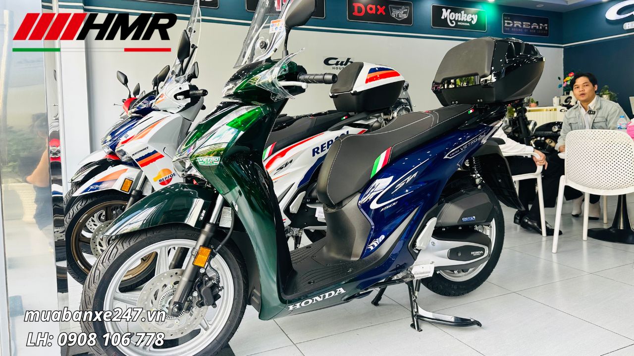 Honda SH Ý 150i Super Vetro đang có mức giá tùy theo số chọn mua 2 Honda SH Ý Super Vetro 2in1 giới hạn 200 xe