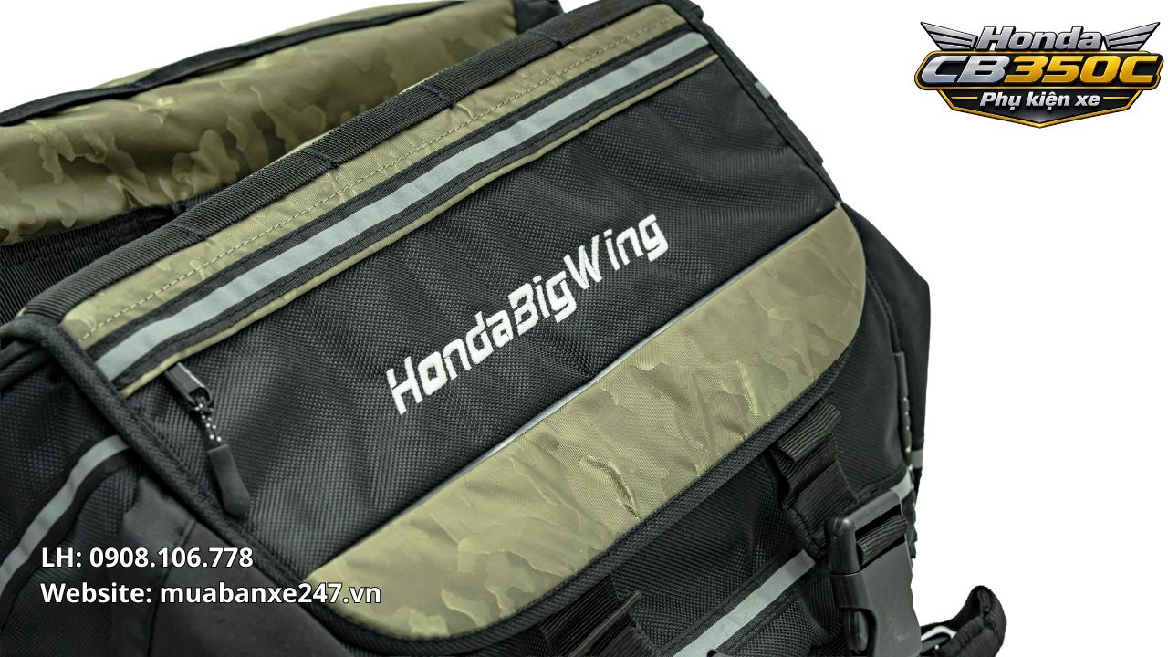 Túi yên xe họa tiết rằn ri Honda CB350C 10 Túi yên xe họa tiết rằn ri Honda CB350C