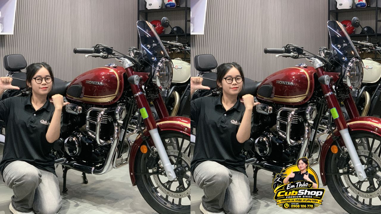 Honda CB350C Special Edition màu đỏ: 7 nâng cấp phụ kiện giúp xe đẹp hơn, tiện dụng hơn khi đi tour 1 Honda CB350C Special Edition màu đỏ